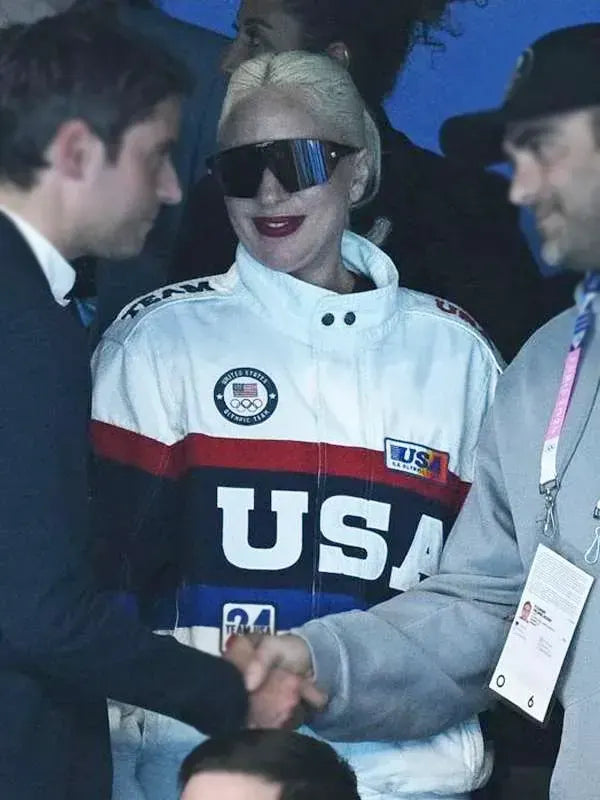 American Singer Lady Gaga Team USA Bomber Jacket