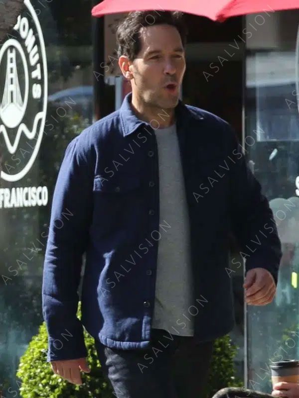 Ant-Man and the Wasp Quantumania Paul Rudd Blue Cotton Jacket