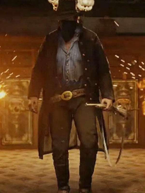 Arthur Morgan Red Dead Redemption 2 Roger Clark Trench Brown Coat