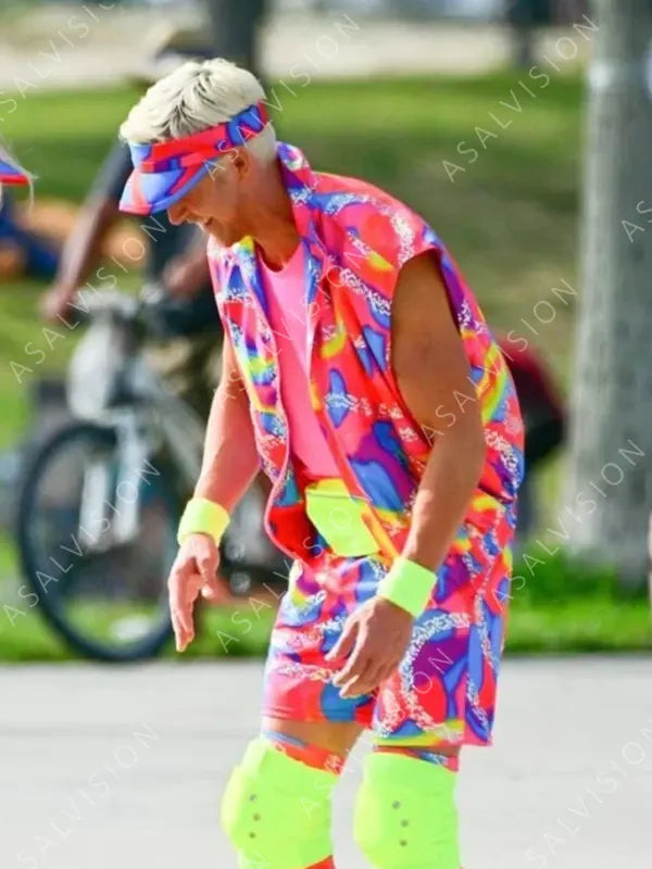 Barbie 2023 Ken Rainbow Print Vest