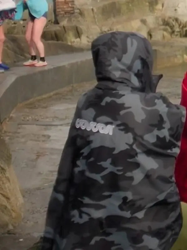 Becka Garvey Bad Sisters S02 Eve Hewson Camo Long Jacket