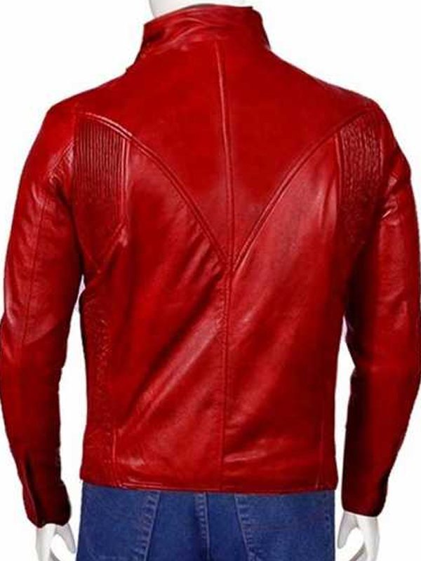 Ben Affleck TV Series Daredevil Matt Murdock Red Motorcycle Leather Jacket