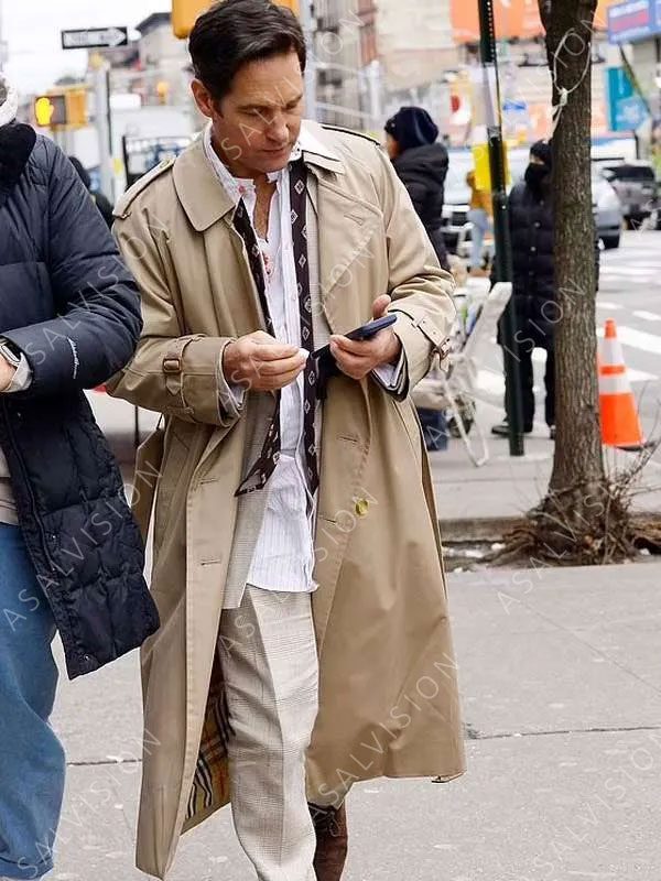 Ben Glenroy Only Murders In the Building S03 Paul Rudd Trench Coat