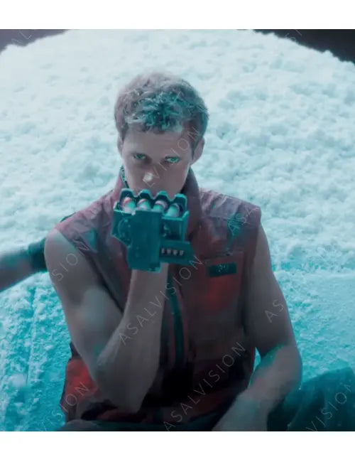 Bill Skarsgård Red Polyester Vest