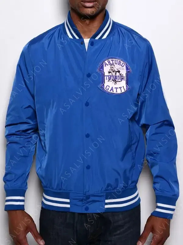 Blue Thunder Arturo Gatti Bomber Jacket