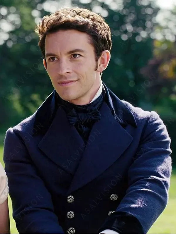 Bridgerton Season 2 Jonathan Bailey Blue Tailcoat