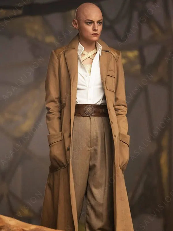 Cassandra Nova Movie Deadpool & Wolverine 2024 Emma Corrin Trench Coat