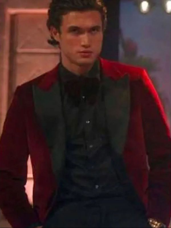 Charles Melton TV Series Riverdale Reggie Mantle Maroon Blazer