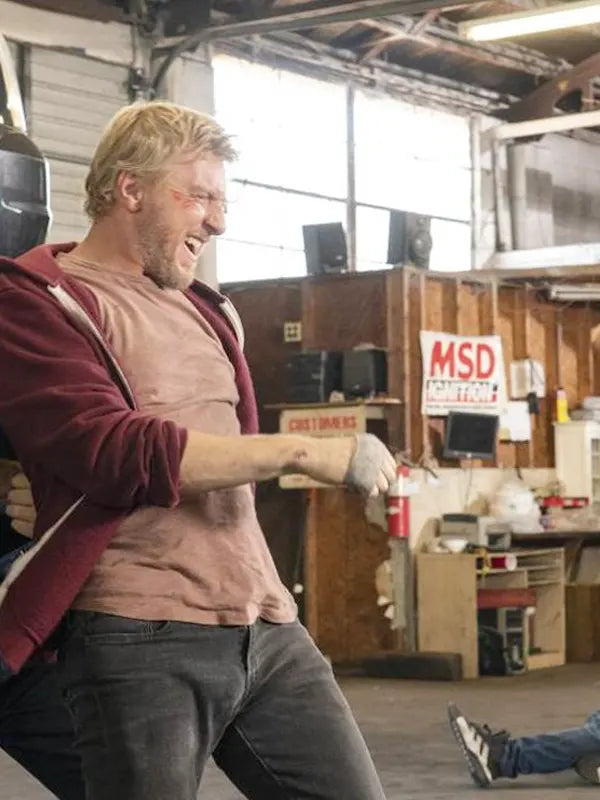 Johnny Lawrence Cobra Kai Aftermath William Zabka Maroon Hoodie