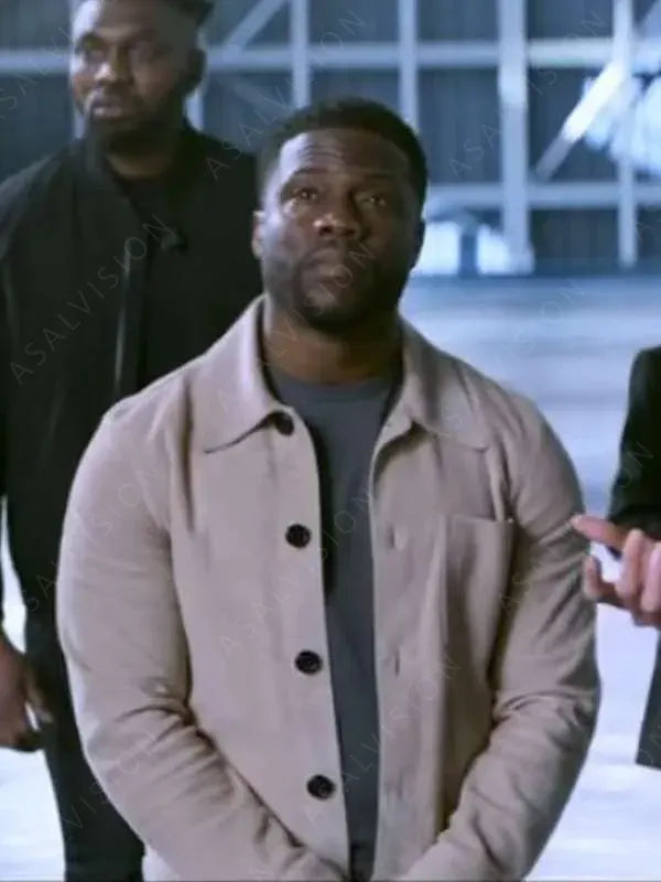 Cyrus Lift 2024 Kevin Hart Beige Cotton Jacket