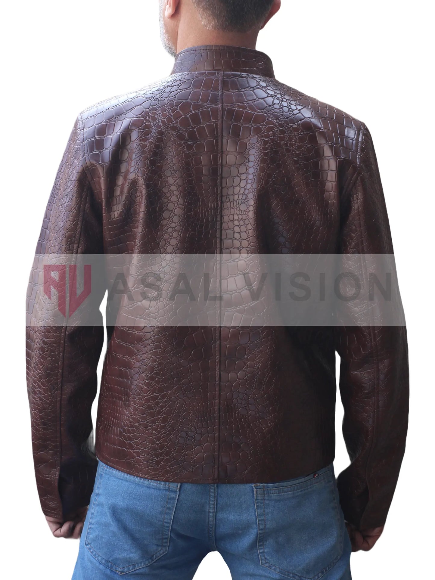 Dante Crocodile Leather Jacket