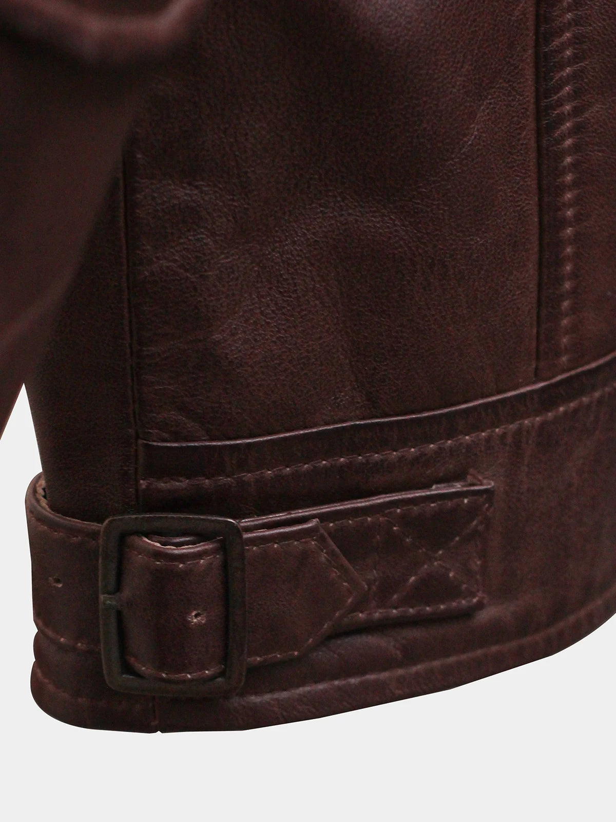 Dark Brown Leather Motorcycle Jacket