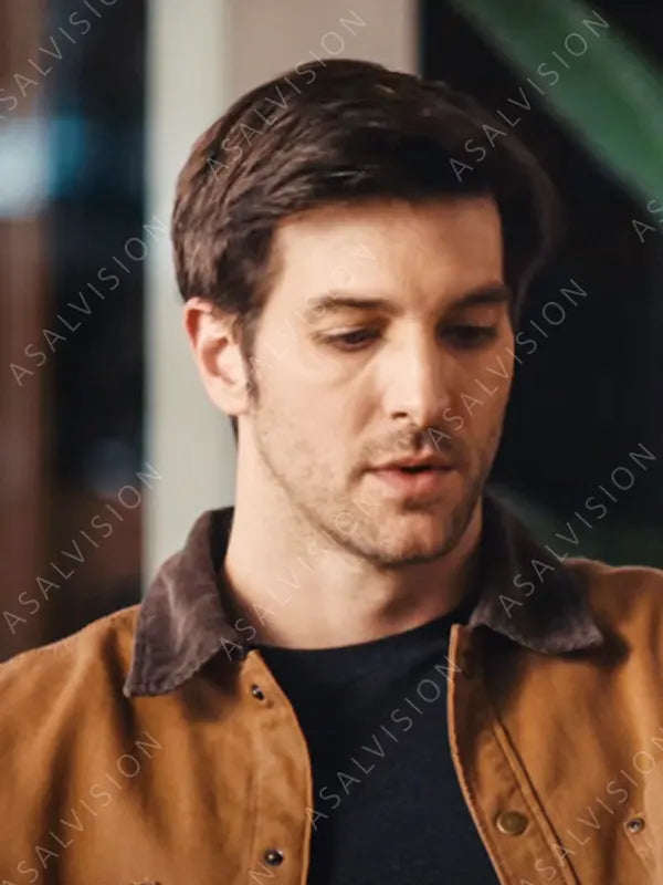 Dawson Gage Movie Someone Like You 2024 Jake Allyn Brown Cotton Jacket