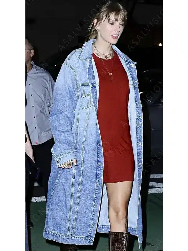 Denim Trench Coat