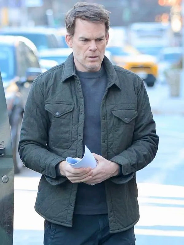 Dexter Morgan Dexter Resurrection 2025 Michael C. Hall Grey Jacket