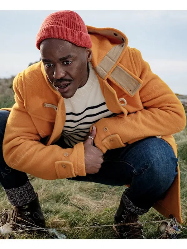 Doctor Who Yellow Wool Duffle Coat