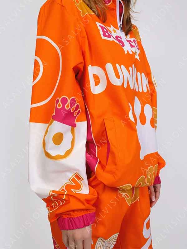 Dunkin Donuts Ben Affleck Super Bowl 2024 Dunkings Orange Jacket