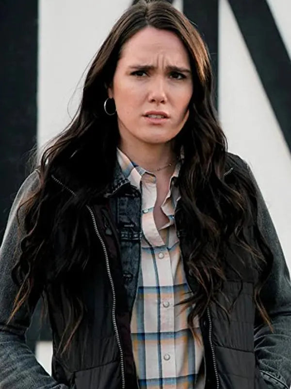Eden Brolin TV Series Yellowstone Mia Puffer Vest