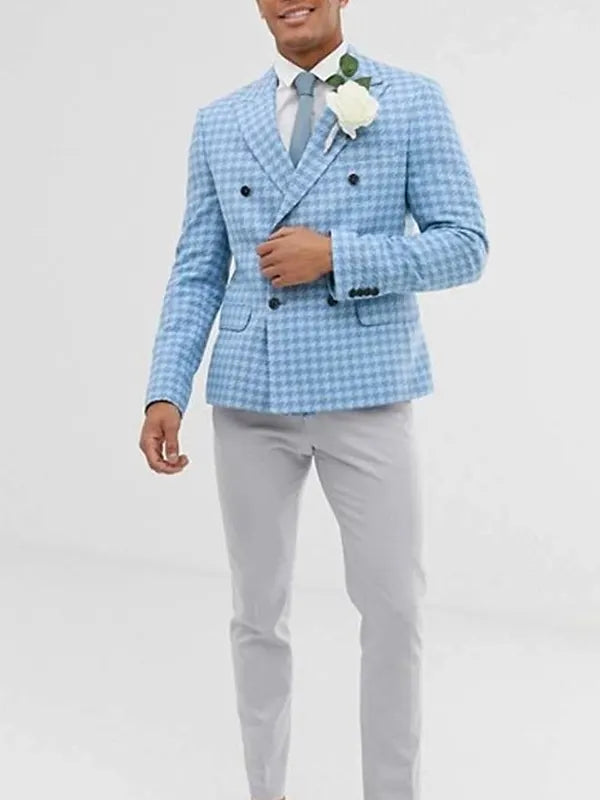 Emily In Paris Julien Blue Double Breasted Blazer