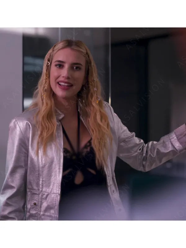 Emma Roberts Space Cadet 2024 Rex Simpson Jacket