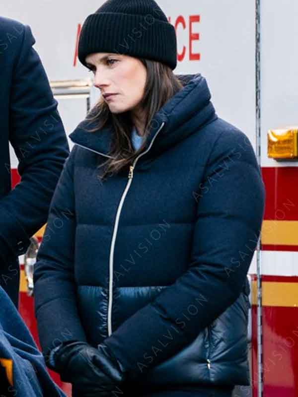 FBI S06 Missy Peregrym Black Puffer Jacket