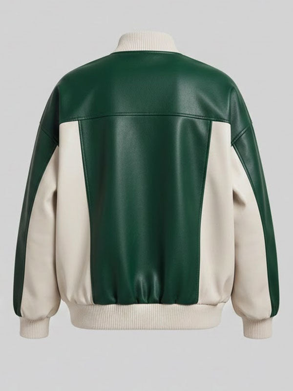 Norell Patchwork Faux Leather Jacket