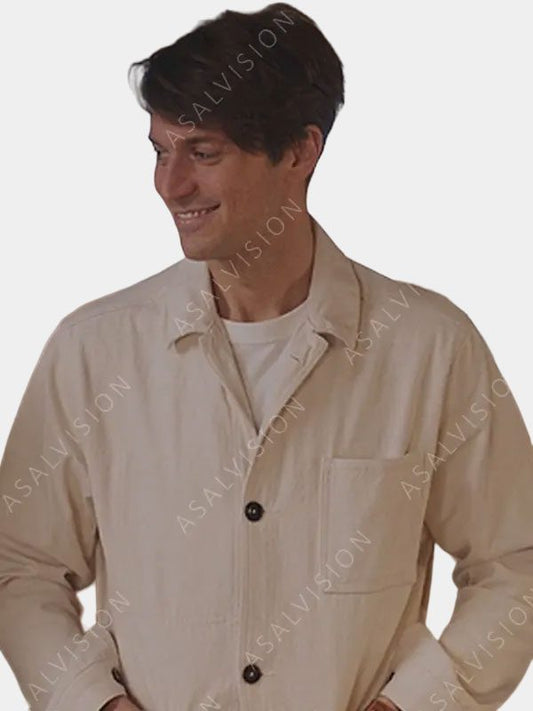 Gabriel Emily in Paris Season 3 White Jacket