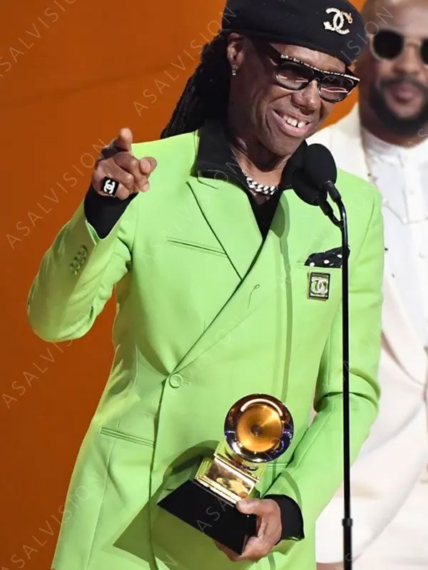 Grammys Nile Rodgers Green Blazer
