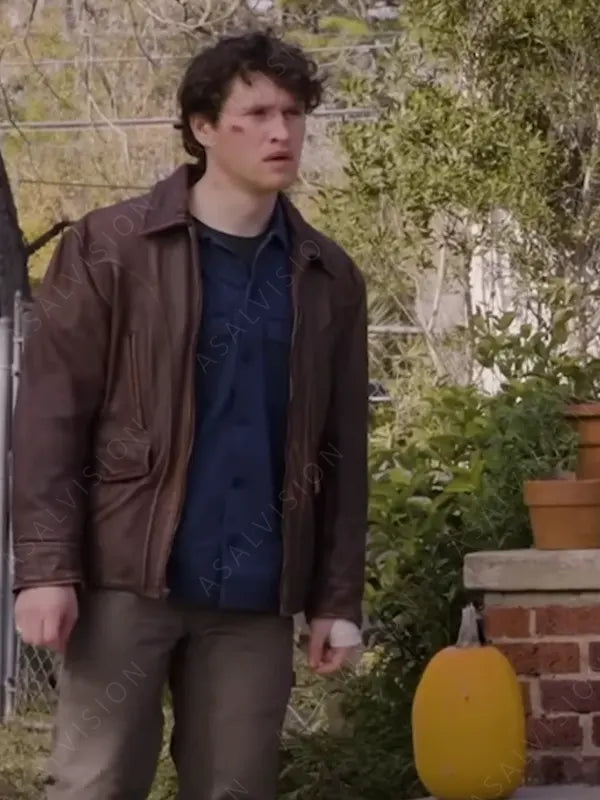 Halloween Ends Rohan Campbell Leather Brown Jacket