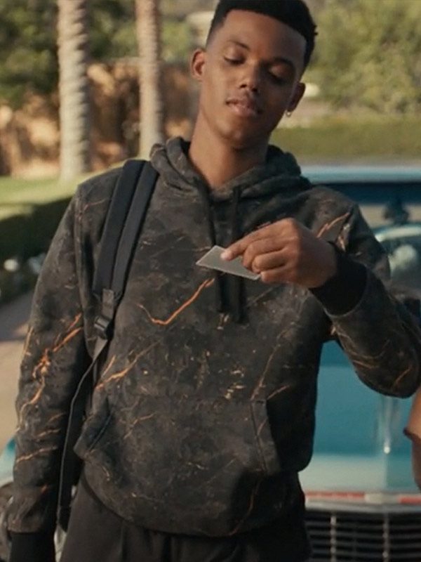 Jabari Banks TV Series Bel-Air Will Smith Pullover Black Hoodie
