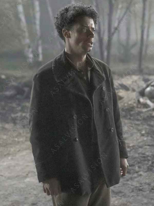 Jacob Anderson TV Series Interview With The Vampire Louis De Pointe Black Wool Peacoat