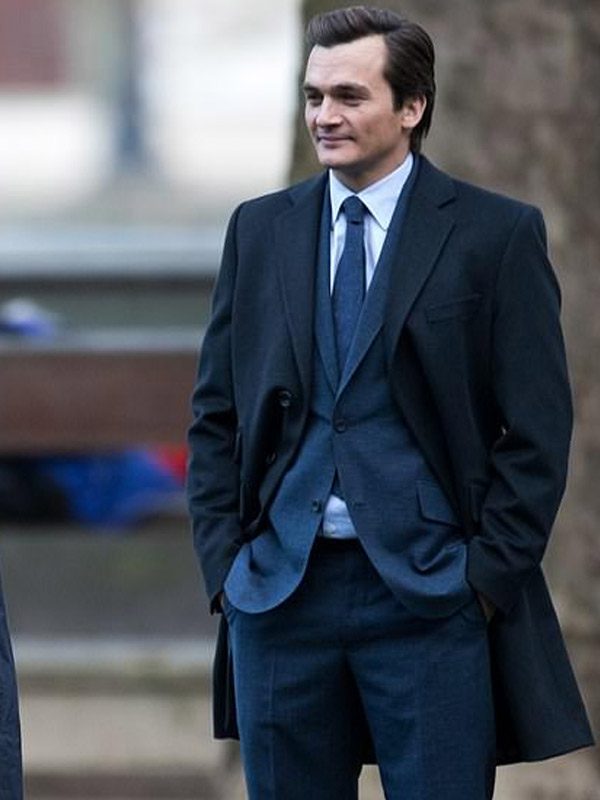 James Whitehouse Anatomy of a Scandal 2022 Black Coat