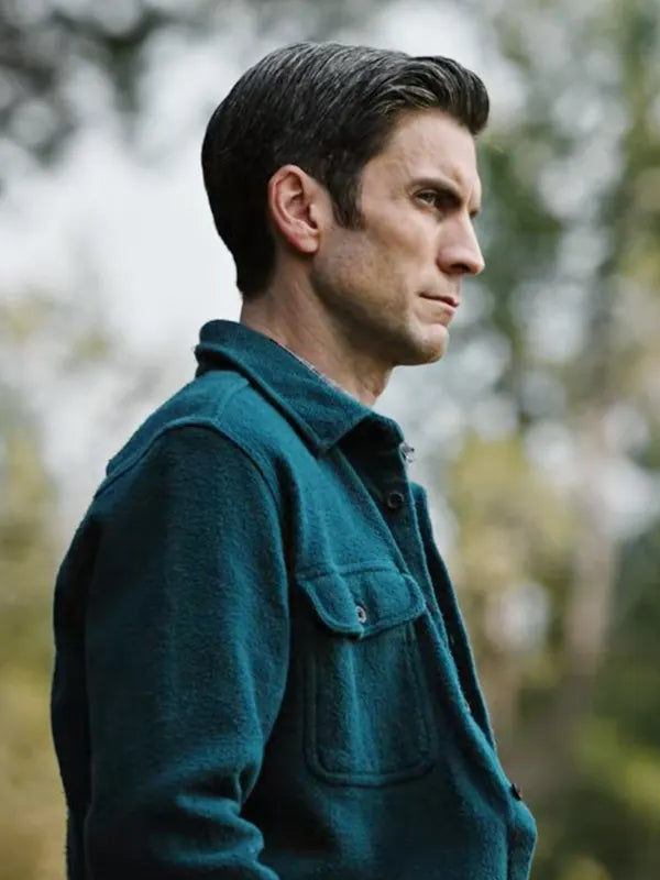 Jamie Dutton S04 Wes Bentley Yellowstone Blue Jacket