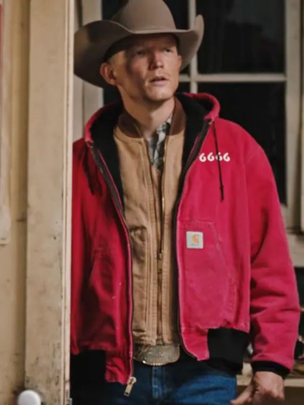 Jefferson White Yellowstone Season 4 Red Hoodie
