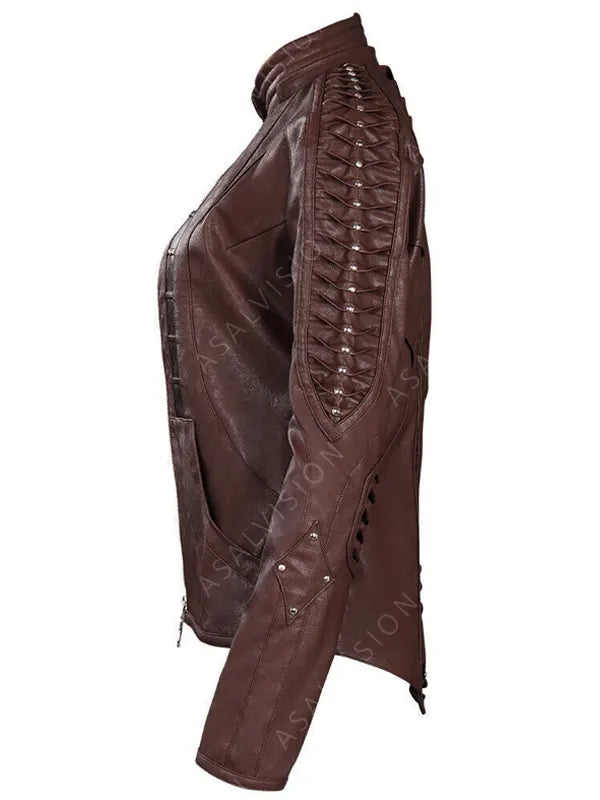 Jeri Ryan Leather Jacket