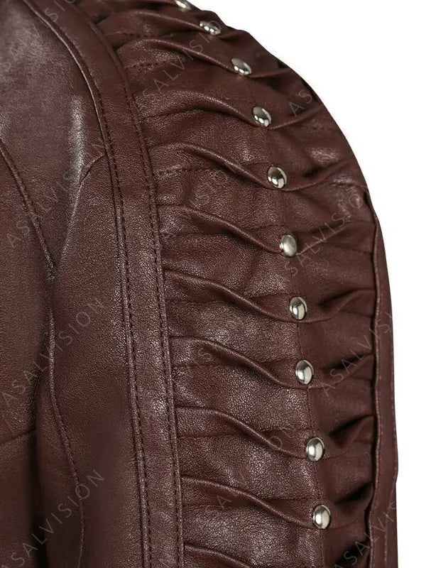 Jeri Ryan Star Trek Leather Jacket