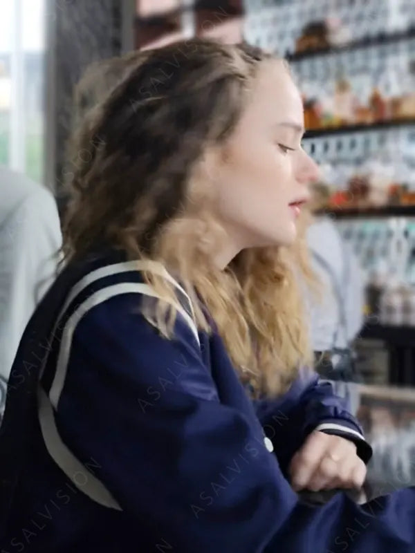 Joey King A Family Affair 2024 Zara Ford Bomber Jacket