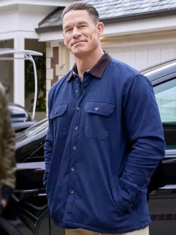 John Cena What Drives You with Self - Host 2025 Blue Cotton Jacket