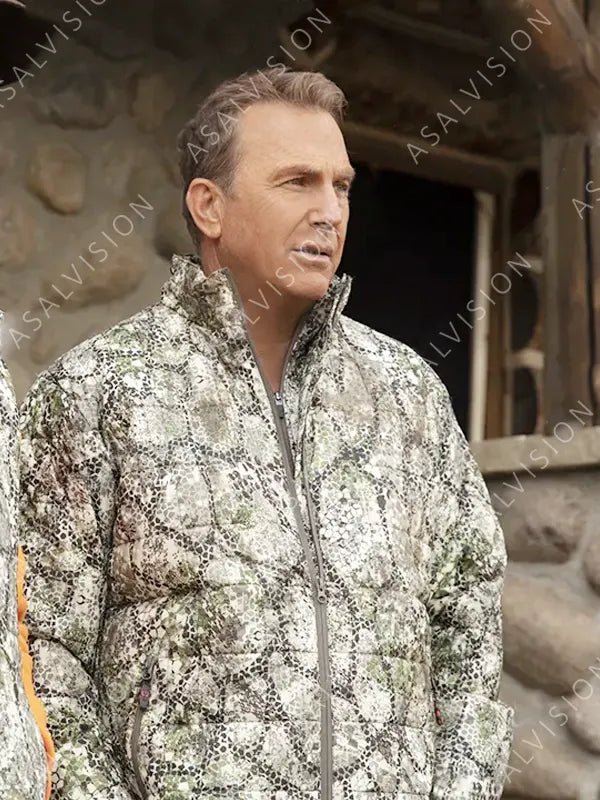 John Dutton Yellowstone Season 2 Snake Print Jacket