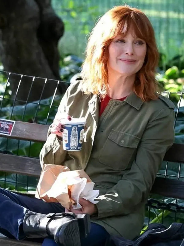 Julianne Moore Sharper 2023 Madeline Green Jacket