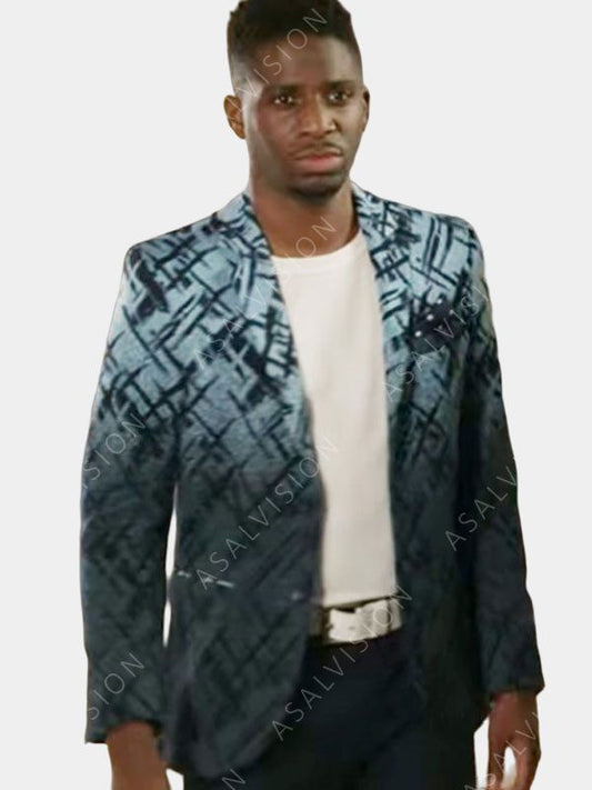 Julien Emily In Paris Fleece Printed Blazer