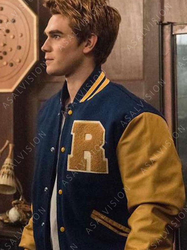 K.J. Apa Varsity Bomber Jacket