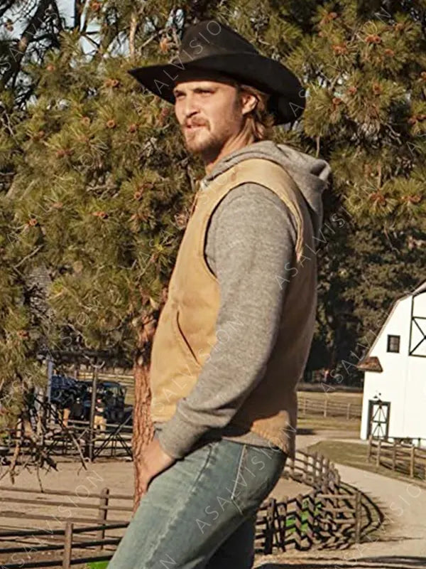 Kayce Dutton Yellowstone Brown Vest