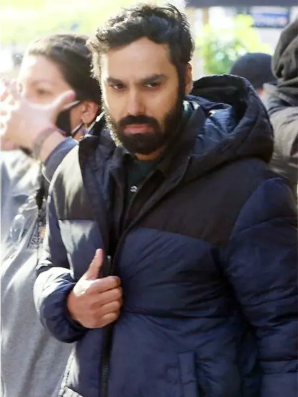 Kunal Nayyar Puffer Hooded Jacket