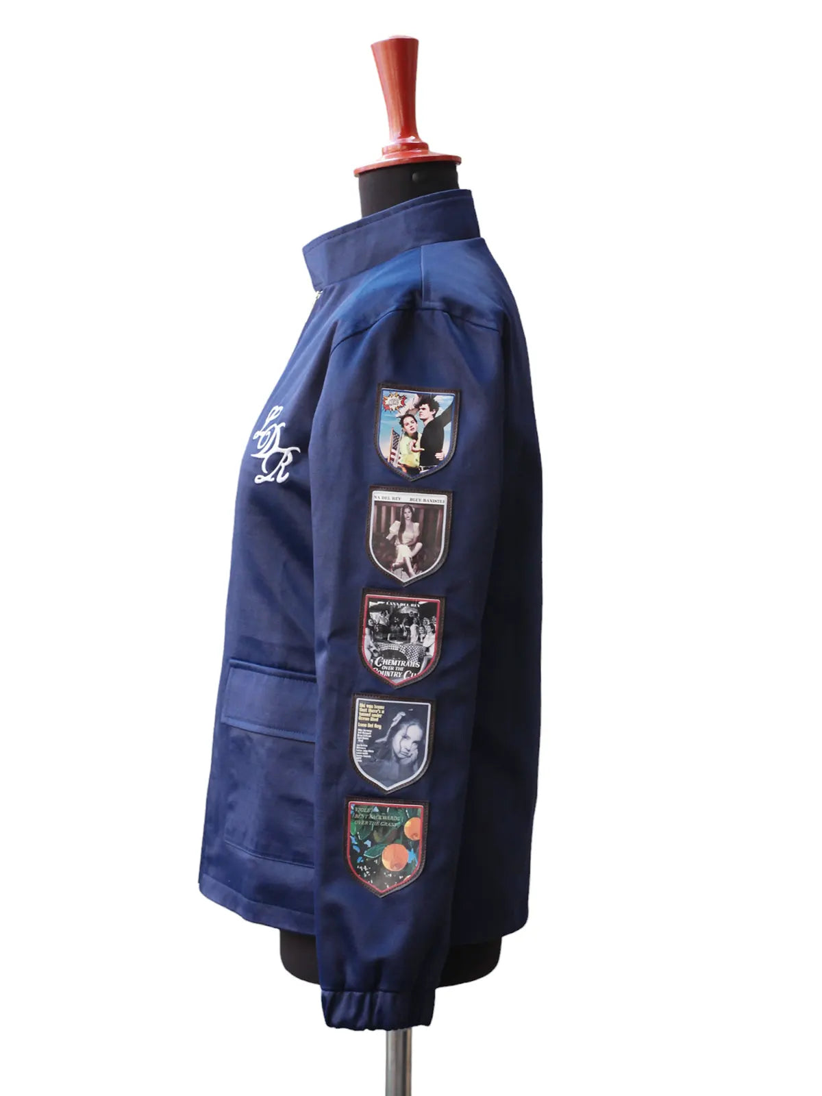 Lana Del Rey Blue Black Album Racing Jacket