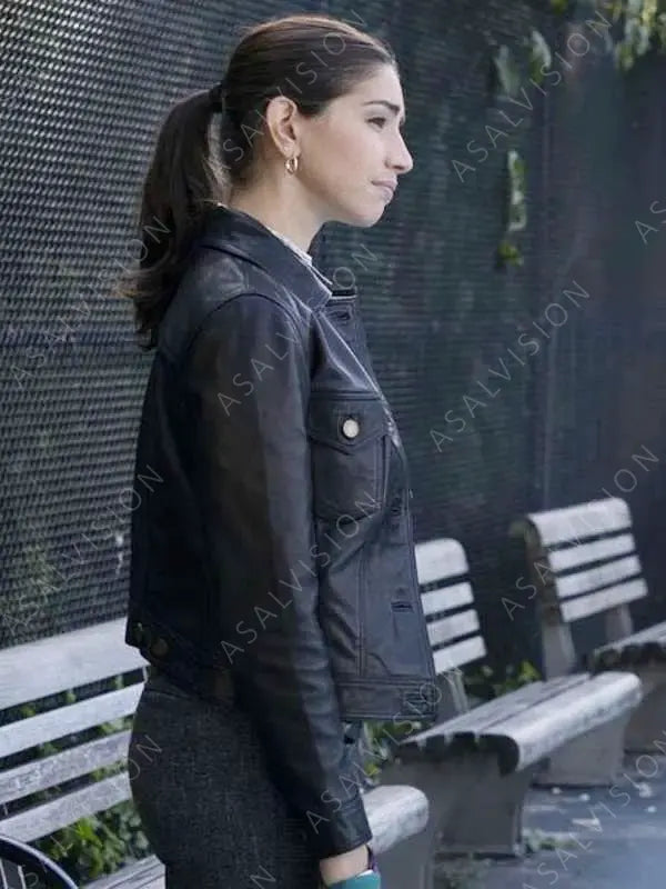 Law & Order Special Victims Unit Elliot Villar Black Leather Jacket