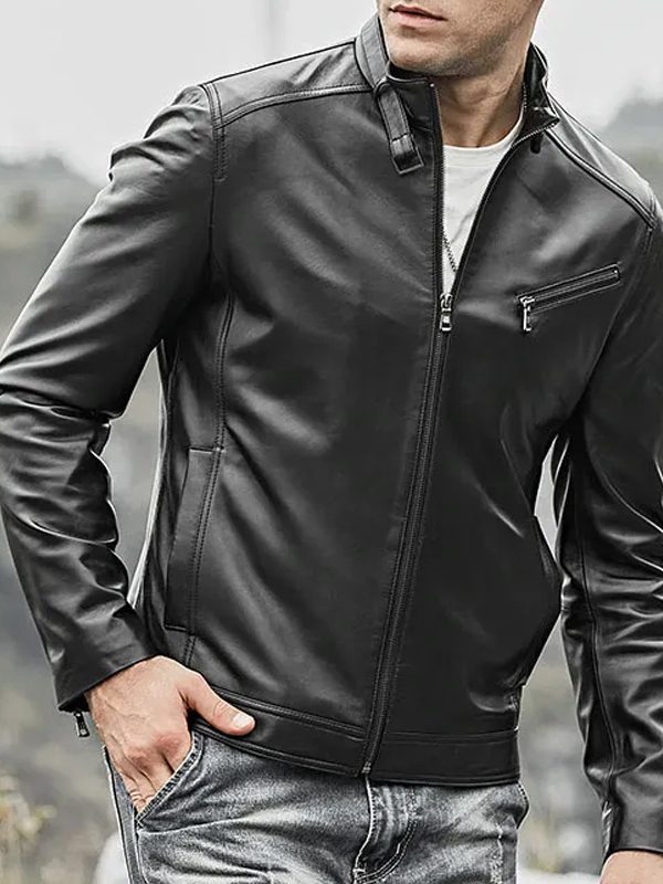 Leather Fashion Jacket For Men's