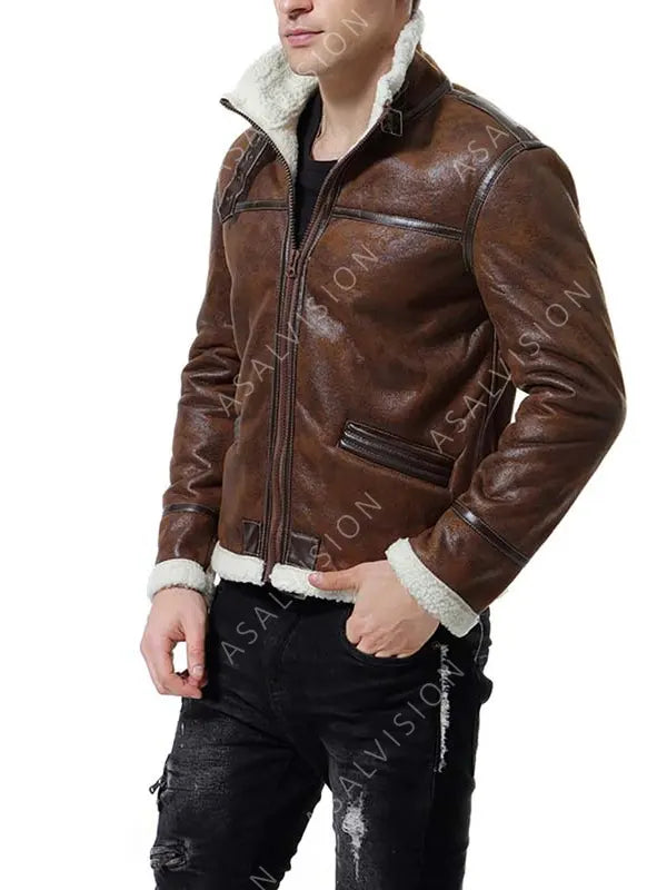 Leather Shearling Jacket