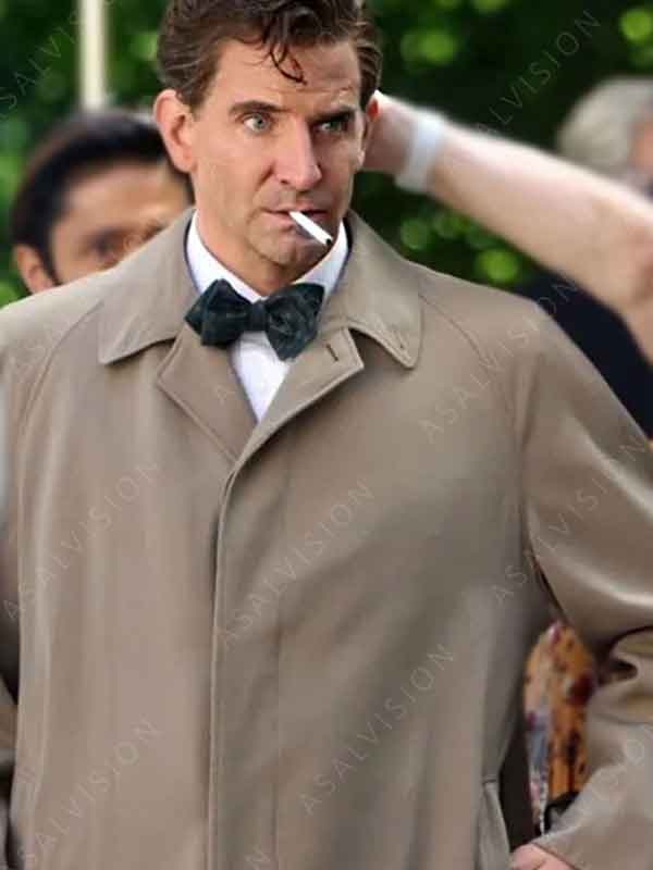 Leonard Bernstein Movie Maestro 2023 Bradley Cooper Beige Wool Trench Coat