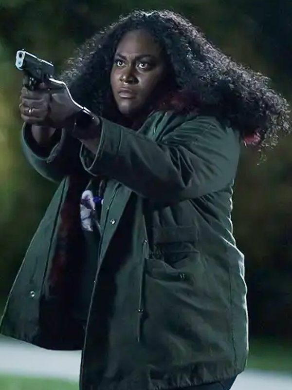 Leota Adebayo Peacemaker 2022 Green Parka Jacket